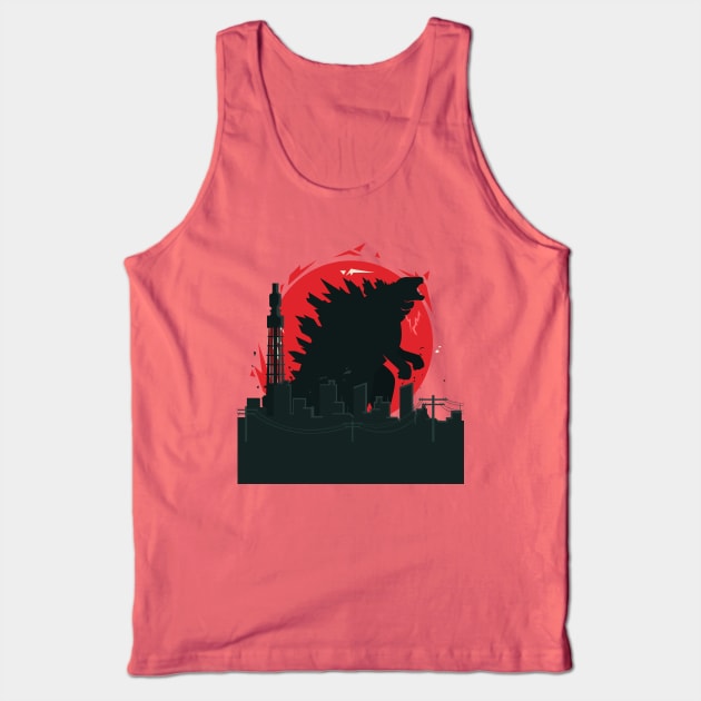 Godzilla Tank Top by Cika Ciki